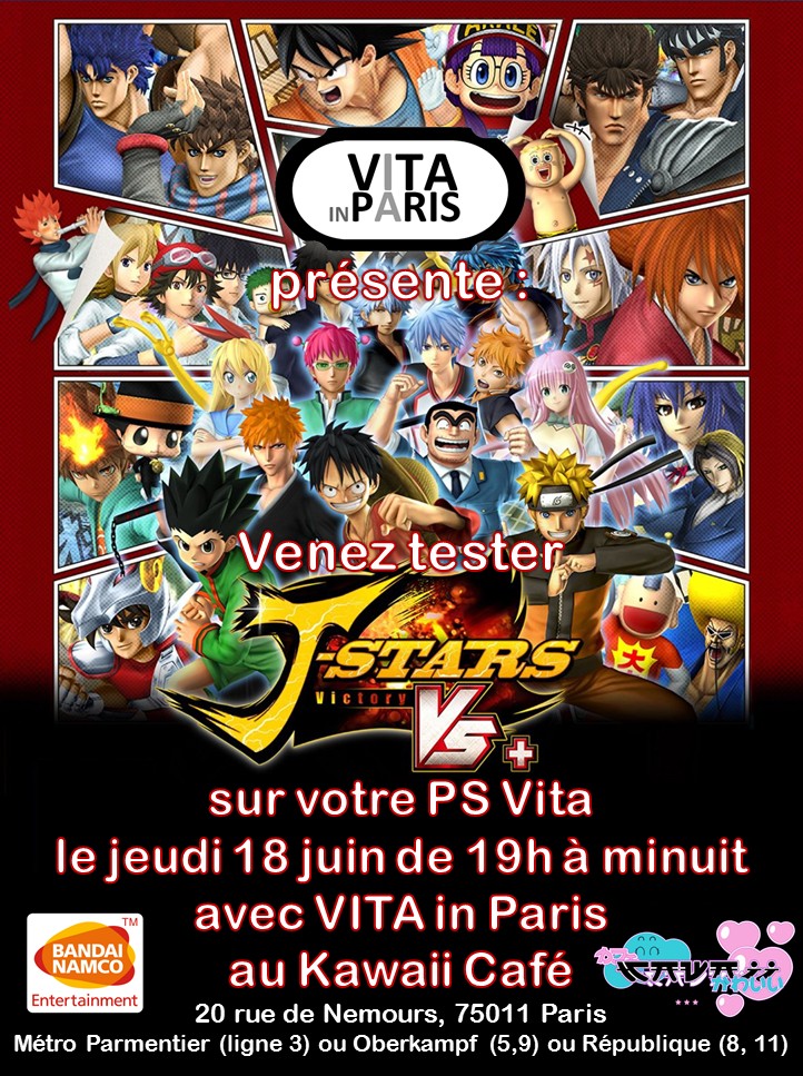 J-Stars Victory Versus+ VITA in Paris Band of Geeks (1)