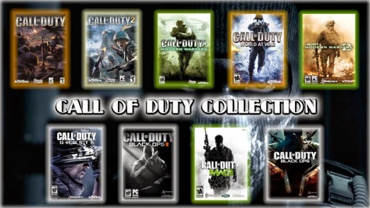 Jeux à saga Call of Duty collection