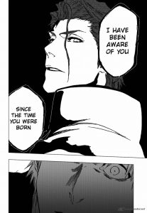 Bleach Aizen explique à Ichigo qu'il sait tout depuis toujours