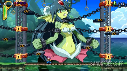 Shantae Half Genie-Hero Ultimate Edition Boss des Sirènes attachée