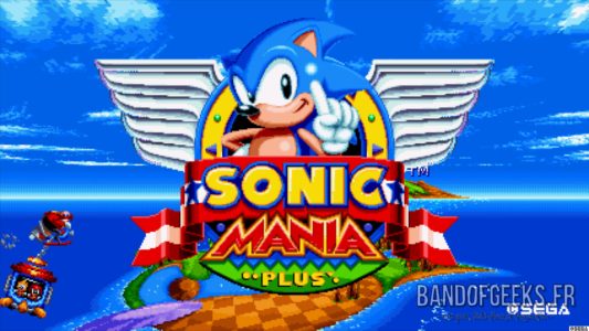 Sonic Mania Plus écran titre