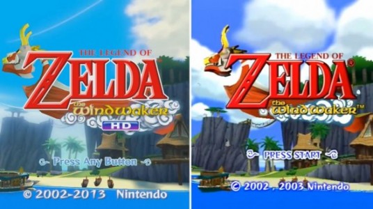 Remakes HD Wind Waker comparatif