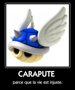 Carapace Bleue Mario Kart