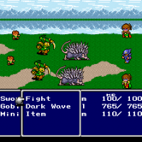 Final Fantasy IV gameplay combat Super Nes