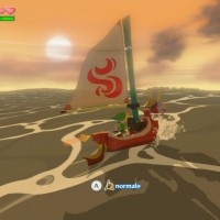 The Legend of Zelda - The Wind Waker HD coucher de soleil