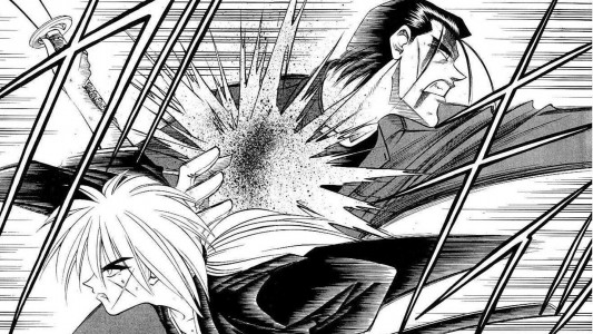Kenshin le Vagabond affronte Hajimé Saito