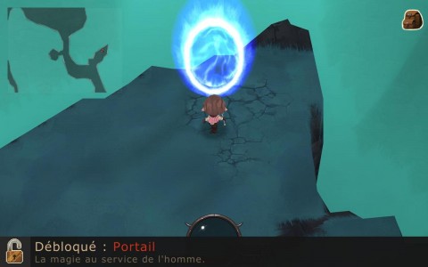 Kaeris a trouvé un portail dans Evoland