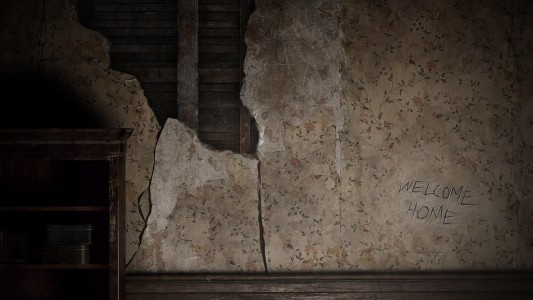 Resident Evil 7 Teaser: Beginning Hour écran de chargement mur Welcome Home