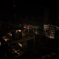 Resident Evil 7 - Beginning Hour cuisine avec plat abandonné