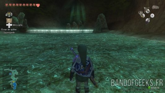 The Legend of Zelda - Twilight Princess HD Link dans la source de Lanelle