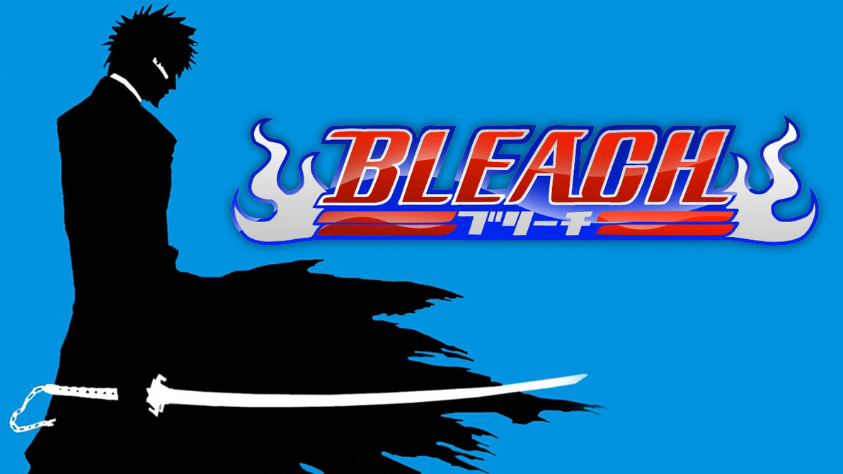 Bleach logo Ichigo sur fond noir