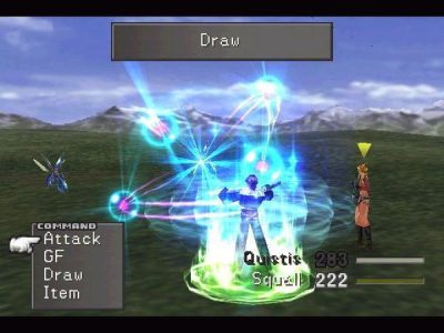 Final Fantasy VIII Squall vole de la magie