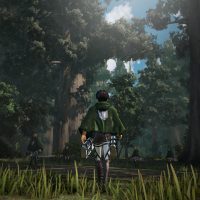 L'Attaque des Titans : Les Ailes de la Liberté Eren se balade en forêt