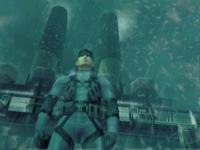 Metal Gear Solid 2 Snake sous la pluie