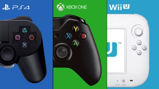 manettes PS4 Xbox One et Wii U