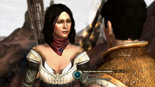Dragon Age II Bethany discute avec Hawke