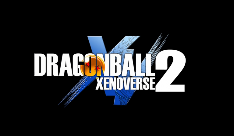 Dragon Ball Xenoverse 2 Logo sur fond noir