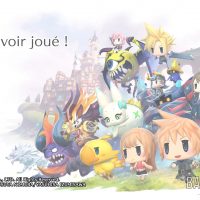 World of Final Fantasy écran de remerciement pour avoir joué