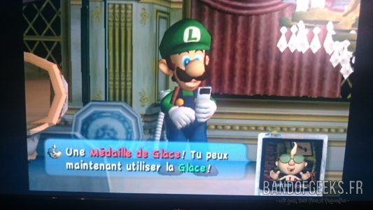 Journal Nostalgie Luigi's Mansion Luigi a obtenu le pouvoir de la glace