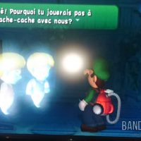 Luigi's Mansion Luigi discute avec le fantôme des jumeaux