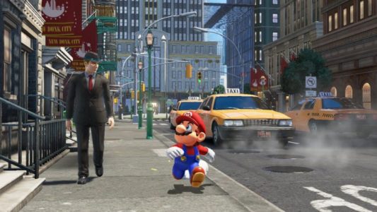 Super Mario Odyssey Mario se balade dans New York Switch
