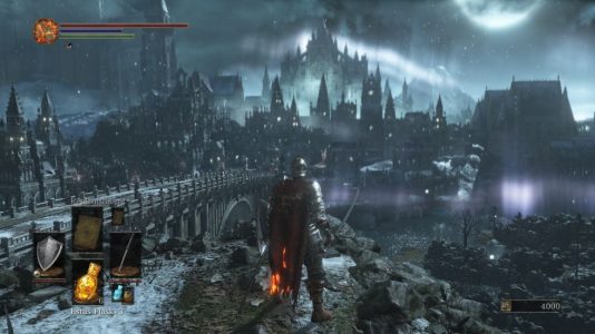 Dark Souls 3 chevalier devant chateau