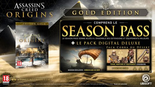 Assassin's Creed Origins édition collector et son contenu