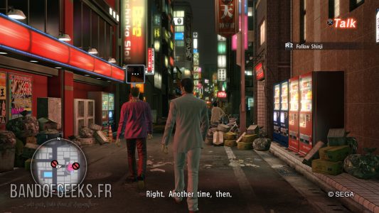 Yakuza Kiwami Kiryu suit son ami Shinji
