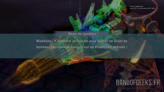 .hack//G.U. Last Recode explications sur le drain de données de l&#039;avatar
