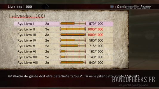 .hack//G.U. Last Recode Livre des 1000