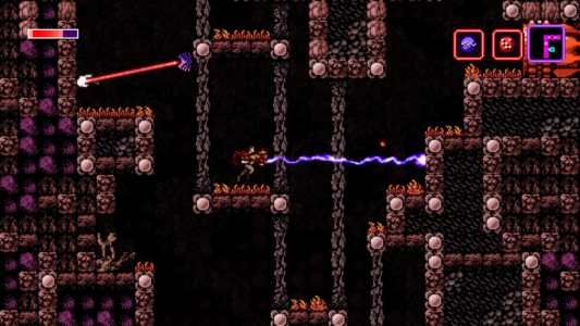 Axiom Verge Trace fusil electrique Critique Band of Geeks