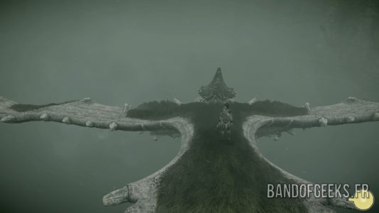 Shadow of the Colossus Wander sur le colosse volant