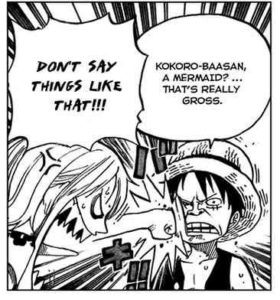 One Piece Nami frappe Luffy