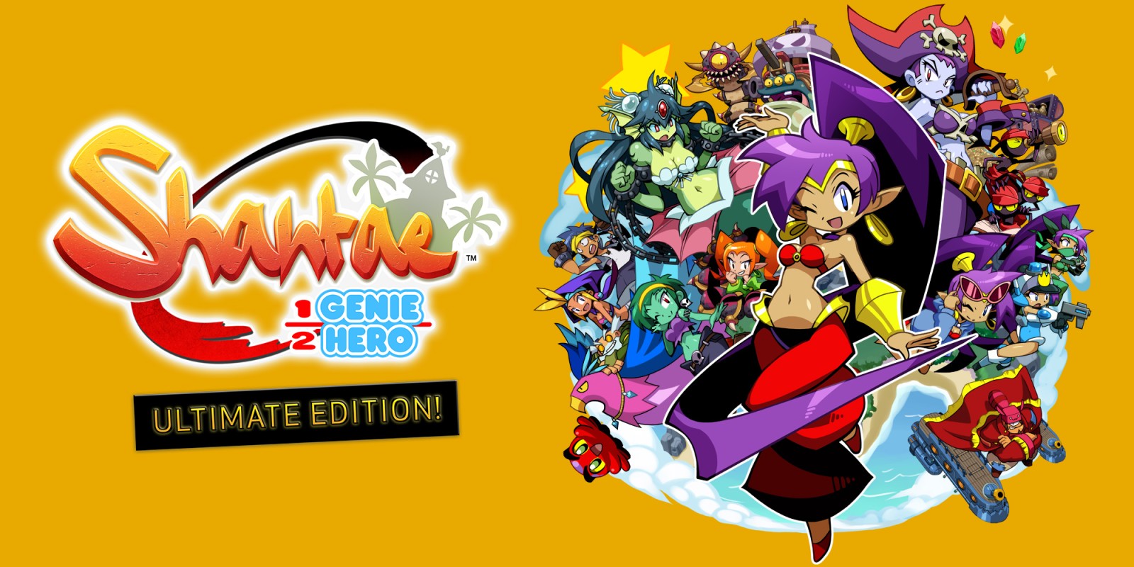 Shantae Half Genie Hero logo du jeu