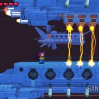 Shantae Half Genie-Hero Ultimate Edition Shantae sur le vaisseau volant doit éviter des lasers