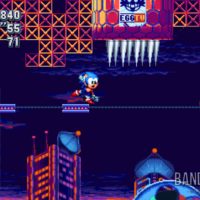 Sonic Mania Plus Sonic en équilibre sur une plateforme