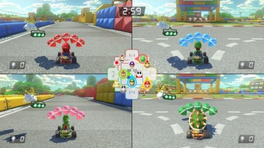 Mario Kart 8 Deluxe mode multijoueur arène