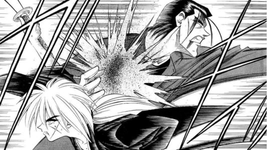 Kenshin et Saïto s'affrontent au sabre
