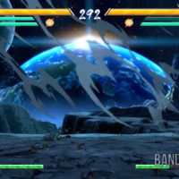 Dragon Ball FighterZ Végéta Blue affronte Goku dans l'espace