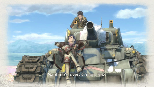 Valkyria Chronicles 4 Naptime over tank sieste Band of Geeks