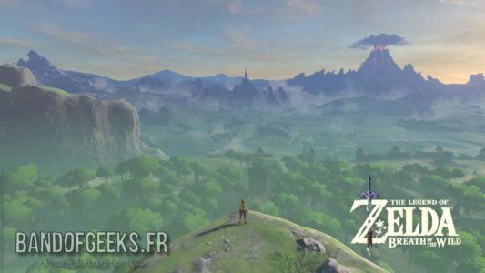 Réflexion sur les jeux AAA Band of Geeks (03) Breath of the Wild Link devant Hyrule