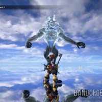 Kingdom Hearts III Sora affronte un Sans-Coeur géant