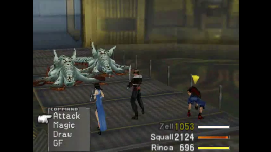 Final Fantasy VIII combat contre des Boss Zell fatigué