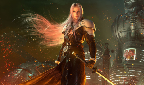 Final Fantasy VII Remake Sephiroth dans les flammes