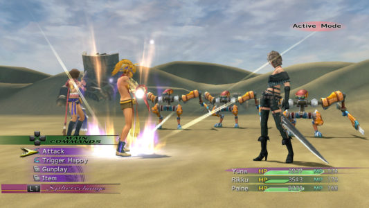 Final Fantasy X-2 combat