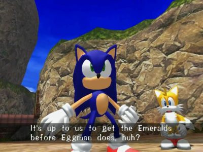 Sonic Adventures Sonic et Tails discutent
