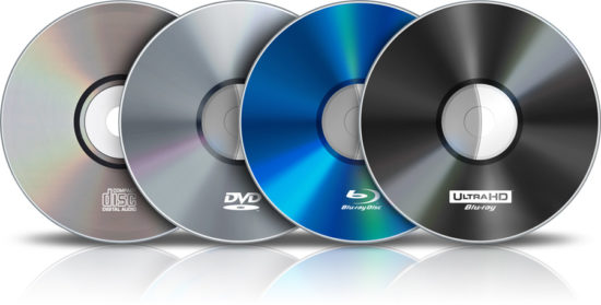 CD DVD Blu-Ray