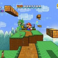 Super Paper Mario Mario en mode 3D