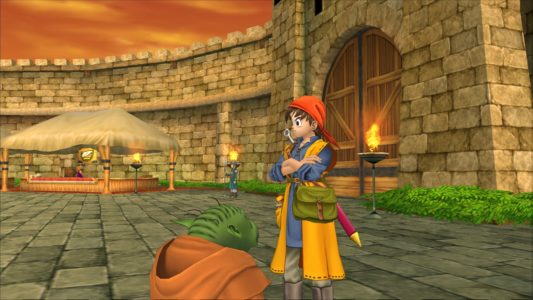 Dragon Quest VIII héros croise les bras