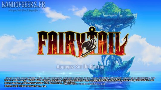Fairy Tail écran titre